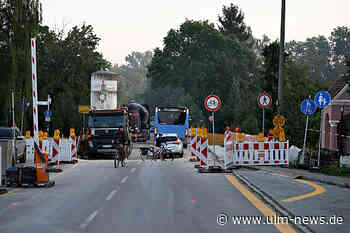 Radfahrer ignorieren Umleitung in Wiblingen