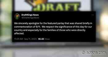DraftKings apologizes for 9/11-themed betting promotion