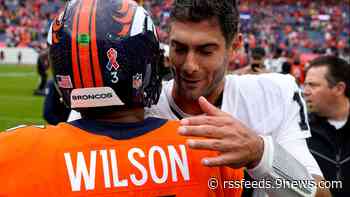 Garoppolo rallies Raiders past Broncos, 17-16 in season opener