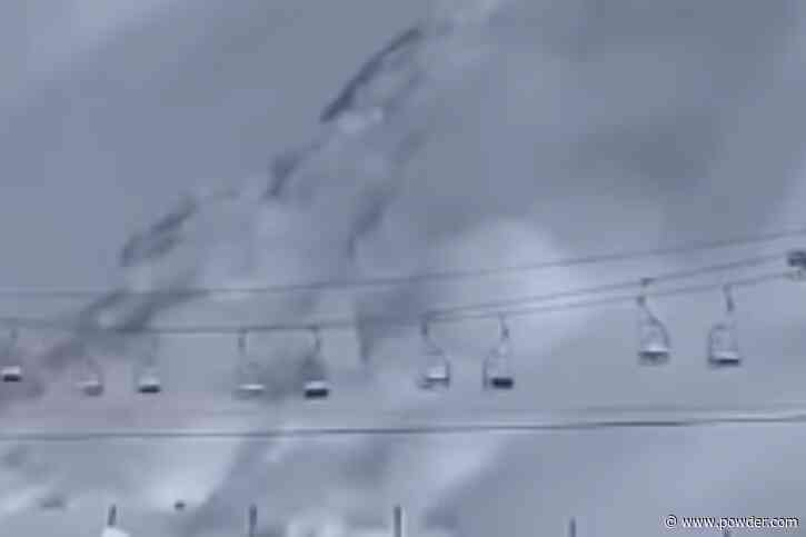 Two Large Avalanches Release In-Bounds At Argentinian Resort