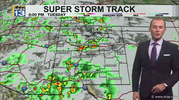Cooler temperatures and rain continues into Tuesday