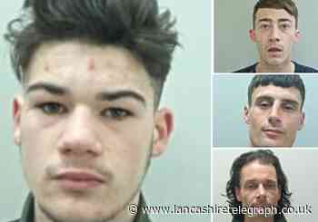 Four men wanted for range of offences in East Lancashire