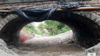 Latest images from Great Musgrave bridge infill removal reveal damage to historic structure
