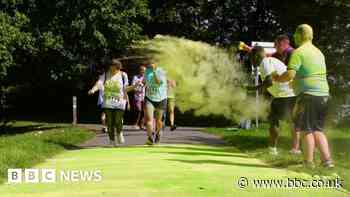 West Bromwich colour run supports football club charity