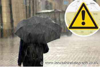 Heavy rain to hit East Lancs as weather warning issued