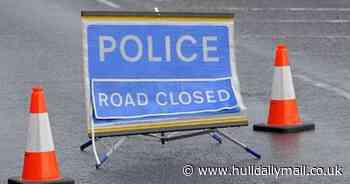 Motorcyclist struck by car and seriously injured in hit and run on A1079