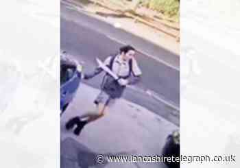 Man brandishing weapon wanted by police over affray offence
