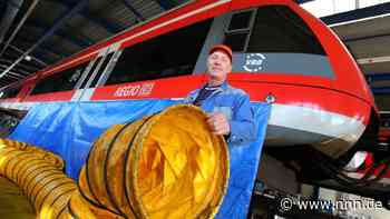 Deutsche Bahn gewährt seltene Einblicke in Rostocker Werk
