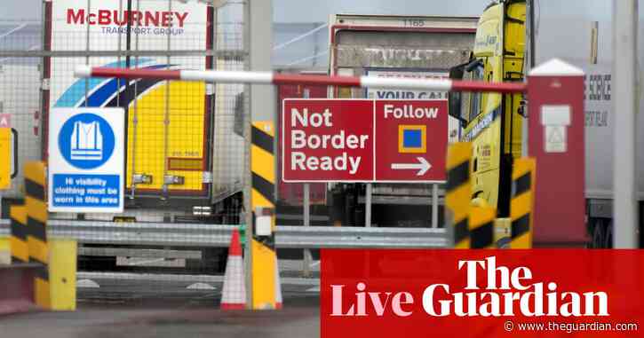 Boris Johnson government ‘always hoped’ Northern Ireland protocol would collapse – UK politics live