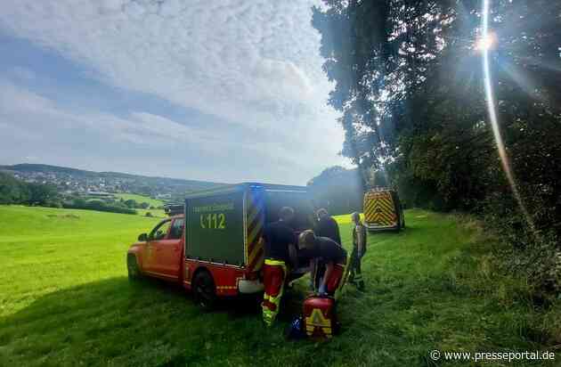 FW-EN: Person im unwegsamen Gelände gestürzt - Überörtliche Unterstützung durch die Feuerwehr Ennepetal