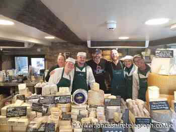 Hollywood star Hugh Jackman pops into cheese shop while on holiday