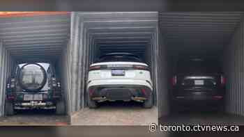 Seven stolen vehicles recovered in Halton Region auto theft sting