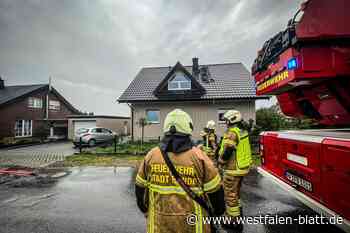 Gewitter über Bünde: Drei „starke Knaller“ und ein „wilder Hausrüttler“