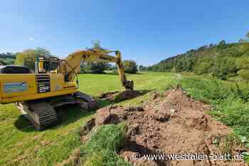 Renaturierung der Diemel bei Germete hat begonnen