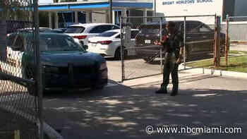 Teen arrested after stabbing teacher with scissors at Deerfield Beach school