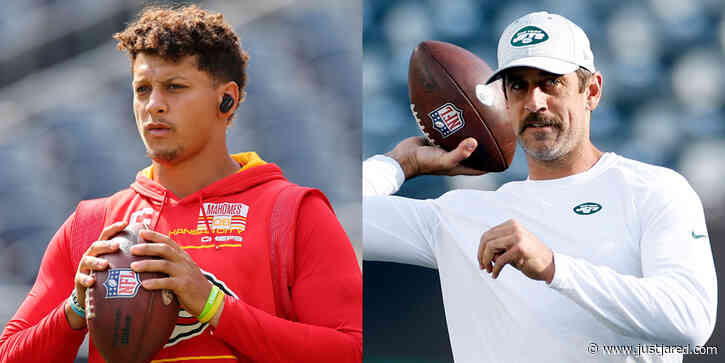 Patrick Mahomes' Tweet About Aaron Rodgers Immediately Went Viral & Led to a Quick Edit
