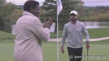 Pinball Clemons swings into action for marginalized students at Tottenham golf tournament