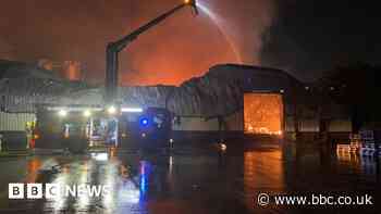 Blackburn vape factory blaze under control, fire service says
