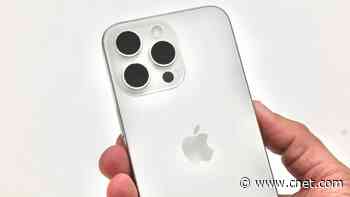 iPhone 15 Pro and Pro Max Hands-On: Titanium Frame, 5x Zoom Camera and Spatial Video     - CNET