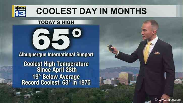 Another cool night with more storms Wednesday