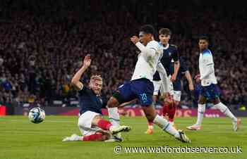 Watford defender beaten by Bellingham-inspired England