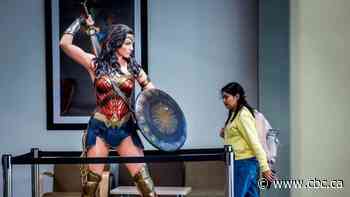 New Wonder Woman statue installed at Bow Valley College