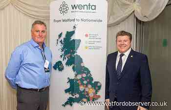 Watford MP Dean Russell helps celebrate Wenta 40th anniversary