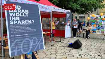 Awo kritisiert Sparkurs des Bundes auf Holzmarkt in Jena