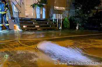 Starkregen: Wasser steht in Borchener Keller zehn Zentimeter hoch