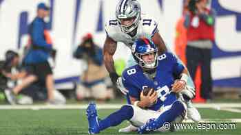 Parsons calls out Giants for not 'protecting' Jones