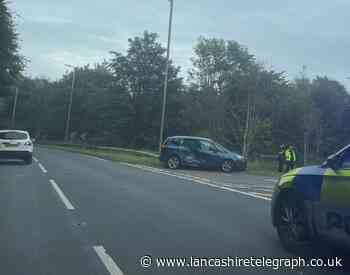Lanes open on busy route into Blackburn after crash