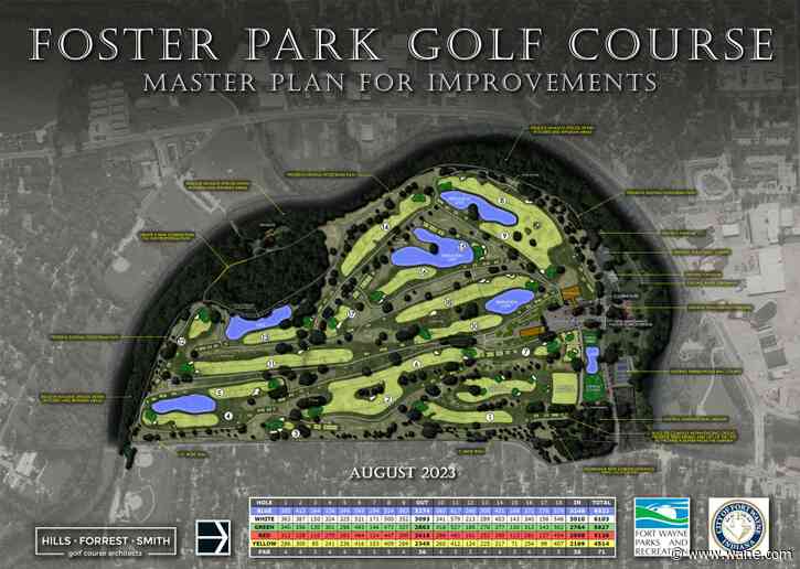 Here's what the new Foster Park Golf Course will look like, according to revised plans