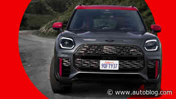 Coming Mini Countryman JCW shows itself with new design and new logo