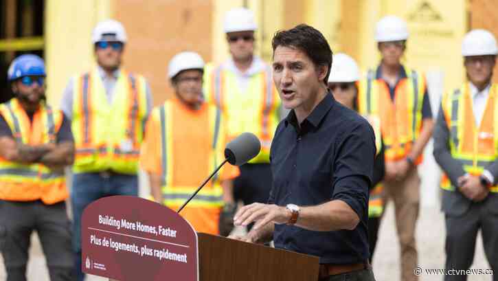 'Housing is a solvable problem' Trudeau says, unveiling first funding under program pledged years ago
