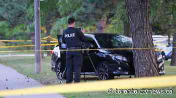 Driver, 21, dead after being shot at from another vehicle in Toronto; suspect arrested