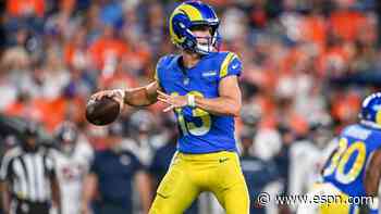 Rams backup QB Bennett to be placed on NFI list