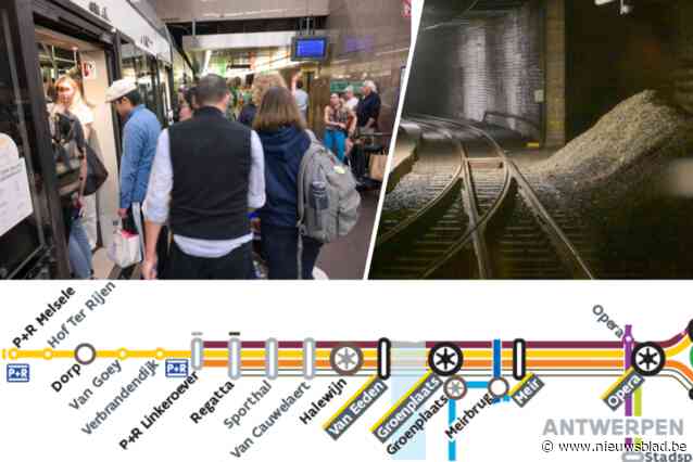Gaat drukste Antwerpse tramverbinding maandenlang dicht? Deze scenario’s liggen op tafel om versleten premetro aan te pakken
