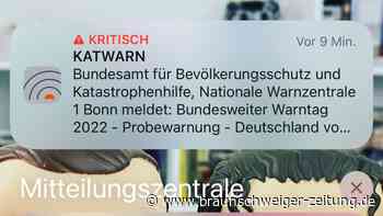 Sirenen heulen, Handys summen: Heute ist Warntag