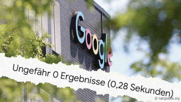 Jugendschutz-Filter: Google blockiert Journalismus über Pornoseiten
