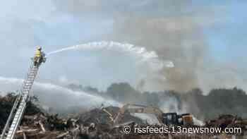 1 hurt in football field-sized brush fire in James City County