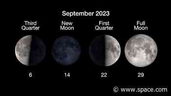 September's new moon points the way to Mars, Jupiter and more