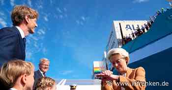 Von der Leyen tauft erstes Methanol-Containerschiff