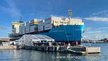 Maersk weiht ersten E-Methanol-Frachter ein