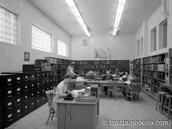 Saskatoon public library gets new, modern reference room in 1956