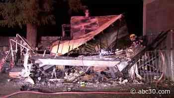 Woman hospitalized, several displaced following mobile home fire in Kings County, officials say