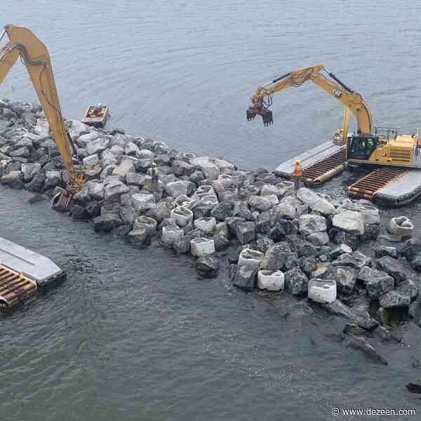 Living Breakwaters coastal defence system wins Obel Award 2023