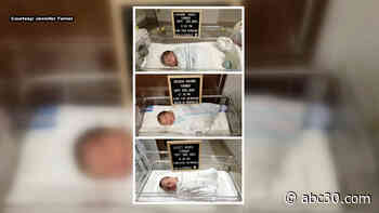 Family welcomes new baby on the same day for 3rd time in 4 years