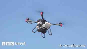 Howden farm uses industrial drone to sow crop