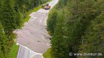Schlammzunge verschwindet wieder: Nach Murenabgang im Seefeld laufen die Aufräumarbeiten