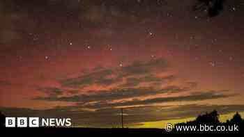 West Midlands skies lit up by Northern Lights